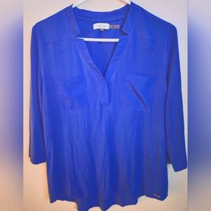 Calvin Klein blue blouse